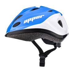 Meteor Kask dziecięcy KS07 Apper niebieski, Kolor: niebieski, Rozmiar: 48-52