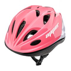 Meteor Kask dziecięcy KS07 Apper koralowy, Kolor: czerwony, Rozmiar: 48-52, 2 zdjęcie