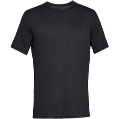 UNDER ARMOUR t-shirt męski koszulka treningowa SPORTSTYLE LEFT CHEST czarna, Kolor: czarny, Rozmiar: XXL