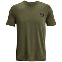 UNDER ARMOUR t-shirt męski koszulka treningowa SPORTSTYLE LC SS zielona, Kolor: zielony, Rozmiar: XXL