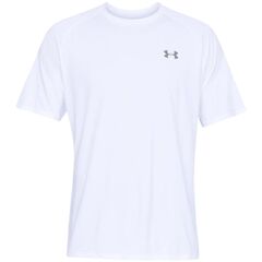 UNDER ARMOUR t-shirt męski koszulka treningowa UA Tech 2.0 biała, Kolor: biały, Rozmiar: XXL
