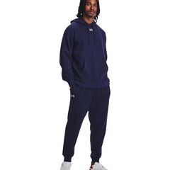 UNDER ARMOUR spodnie dresowe męskie joggery UA Rival Fleece, Kolor: granatowy, Rozmiar: L, 3 zdjęcie