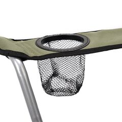 Krzesło składane Meteor Tripper oliwkowy, Kolor: zielony, 4 zdjęcie