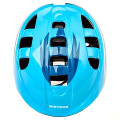 METEOR Kask dziecięcy MA-2 Orbit niebieski, Kolor: turkusowy, Rozmiar: 52-56, 2 zdjęcie