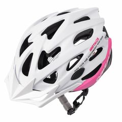 Meteor Kask rowerowy MV29 Drizzle biało-różowy, Kolor: różowy, Rozmiar: 61-63, 2 zdjęcie