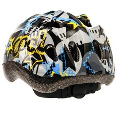 Meteor Kask dziecięcy HB6-5 Cool star, Kolor: czarny, Rozmiar: 48-52, 3 zdjęcie