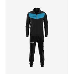 GIVOVA dres sportowy męski komplet bluza i spodnie Triacetato czarny/niebieski