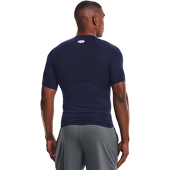 UNDER ARMOUR koszulka na siłowinię męska UA HG Comp granatowy, Kolor: granatowy, Rozmiar: S, 4 zdjęcie