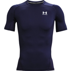 UNDER ARMOUR koszulka na siłowinię męska UA HG Comp granatowy, Kolor: granatowy, Rozmiar: L