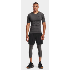 UNDER ARMOUR koszulka na siłowinię męska UA HG Comp ciemnoszary, Kolor: czarny, Rozmiar: S, 5 zdjęcie