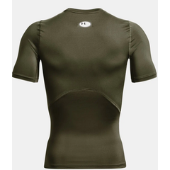 UNDER ARMOUR t-shirt męski koszulka treningowa UA HG Armour Comp SS zielony, Kolor: zielony, Rozmiar: XXL, 2 zdjęcie