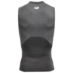 UNDER ARMOUR koszulka na siłowinię męska UA HG Comp SS szara, Kolor: szary, Rozmiar: XXL, 2 zdjęcie