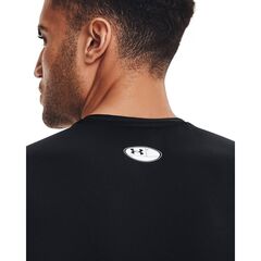 UNDER ARMOUR koszulka na siłowinię męska UA HG Comp SS czarna, Kolor: czarny, Rozmiar: XXL, 4 zdjęcie