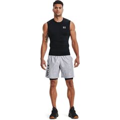 UNDER ARMOUR koszulka na siłowinię męska UA HG Comp SS czarna, Kolor: czarny, Rozmiar: XXL, 5 zdjęcie