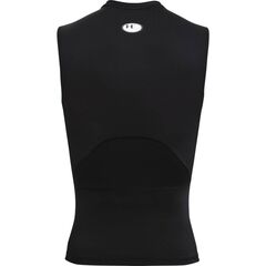 UNDER ARMOUR koszulka na siłowinię męska UA HG Comp SS czarna, Kolor: czarny, Rozmiar: XXL, 2 zdjęcie