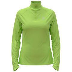 ODLO Bluza techniczna damska Mid layer ESSENTIAL 1/2 ZIP zielona, Kolor: zielony, Rozmiar: M