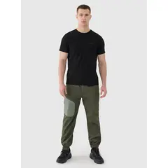 4F t-shirt męski koszulka bawełniana 4FWSS25TTSHM2003 czarna, Kolor: czarny, Rozmiar: L, 3 zdjęcie