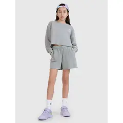 4F krótkie spodenki dziecięce 4FJWSS25TSHOF484 szare, Kolor: szary, Rozmiar: 146