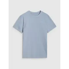 4F koszulka bawełniana t-shirt męski 4FWSS25TTSHM2074 błękitna, Kolor: niebieski, Rozmiar: S, 5 zdjęcie
