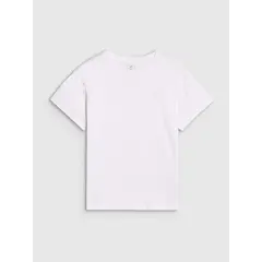 4F koszulka bawełniana t-shirt dla chłopca 4FJWMM00TTSHM2330 biała, Kolor: biały, Rozmiar: 122, 5 zdjęcie
