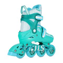 NILS EXTREME rolki regulowane dla dzieci do nauki jazdy NA13102 zielone, Kolor: zielony, Rozmiar: 26-29, 3 zdjęcie