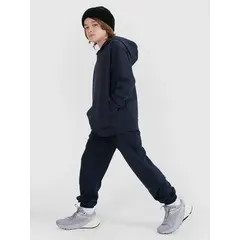 4F spodnie bawełniane dziecięce dresowe 4FJWMM00TTROM1188 granatowe, Kolor: granatowy, Rozmiar: 128, 2 zdjęcie