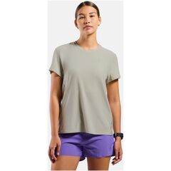 Koszulka damska Odlo ZEROWEIGHT CHILL-TEC T-shirt crew neck s/s szara, Kolor: szary, Rozmiar: M