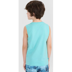 4F koszulka dziecięca bez rękawków dla chłopca 4FJWSS25TSLEM162 miętowa, Kolor: niebieski, Rozmiar: 146, 3 zdjęcie