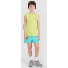 4F koszulka dziecięca bezrękawnik dla chłopca 4FJWSS25TSLEM162 zielona, Kolor: zielony, Rozmiar: 152, 3 zdjęcie