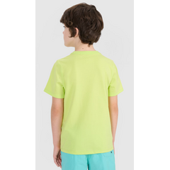 4F t-shirt bawełniany koszulka chłopięca 4FJWSS25TTSHM1917 miętowy, Kolor: zielony, Rozmiar: 158, 3 zdjęcie