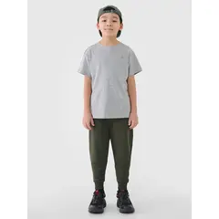 4F koszulka bawełniana t-shirt dla chłopca 4FJWMM00TTSHM2330 biała, Kolor: szary, Rozmiar: 152, 3 zdjęcie