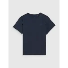 4F t-shirt dziecięcy koszulka dla dziewczynki 4FJWMM00TTSHF2332 granatowa, Kolor: granatowy, Rozmiar: 140, 5 zdjęcie