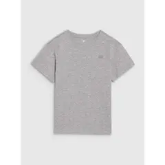 4F koszulka bawełniana t-shirt dla chłopca 4FJWMM00TTSHM2330 biała, Kolor: szary, Rozmiar: 128, 4 zdjęcie