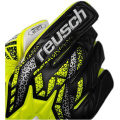Reusch rękawice bramkarskie Attrakt Grip, Kolor: żółty, Rozmiar: 8, 4 zdjęcie