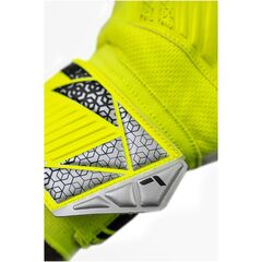Reusch rękawice bramkarskie Attrakt Grip, Kolor: żółty, Rozmiar: 8, 2 zdjęcie
