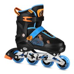 NILS EXTREME rolki rekreacyjne dzieciece dla początkujących NA13808, Kolor: czarny, Rozmiar: 34-37