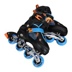 NILS EXTREME rolki rekreacyjne dla dziewczynek NA13808 COSMO, Kolor: czarny, Rozmiar: 38-41, 4 zdjęcie