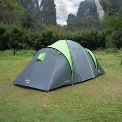 NILS CAMP namiot turystyczny 4 osobowy NC6431 HIGHLAND, Kolor: zielony, 6 zdjęcie