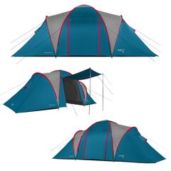 NILS CAMP namiot turystyczny 4 osobowy NC6431 HIGHLAND, Kolor: granatowy