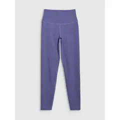 4F legginsy sportowe damskie z wysokim stanem 4FRSS25TFTIF306 fioletowe, Kolor: fioletowy, Rozmiar: S, 6 zdjęcie