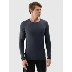 4F koszulka z długim rekawem treningowa longsleeve 4FWSS25TFLOM372 granatowy, Kolor: granatowy, Rozmiar: M