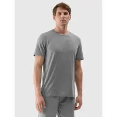 4F koszulka męska t-shirt treningowa 4FWSS25TFTSM1344 szara, Kolor: szary, Rozmiar: XL