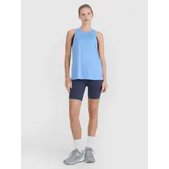 4F krótkie legginsy damskie sportowe 4FWSS25TFSTF027 granatowe, Kolor: granatowy, Rozmiar: S