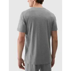 4F koszulka męska t-shirt treningowa 4FWSS25TFTSM1344 szara, Kolor: szary, Rozmiar: XL, 5 zdjęcie
