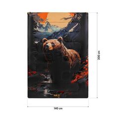 NILS CAMP śpiwór turystyczny 3w1 dwuosobowy BEAR NC3601, 4 zdjęcie