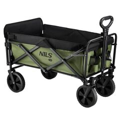 NILS CAMP wózek transportowy turystyczny 150L NC2602 zielony