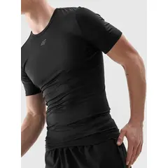 4F koszulka męska t-shirt treningowa 4FWSS25TFTSM1345 czarna, Kolor: czarny, Rozmiar: XL, 4 zdjęcie