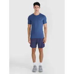 4F koszulka do biegania t-shirt męski 4FWSS25TFTSM1263 granatowy, Kolor: granatowy, Rozmiar: S, 4 zdjęcie