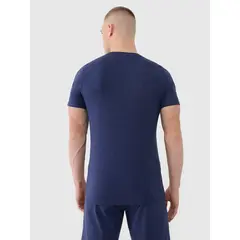 4F koszulka męska t-shirt treningowa szybkoschnąca 4FWSS25TFTSM1344 granatowa, Kolor: granatowy, Rozmiar: S, 5 zdjęcie