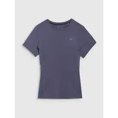 4F koszulka damska t-shirt do biegania 4FWSS25TFTSF1267 granatowa, Kolor: granatowy, Rozmiar: S, 5 zdjęcie